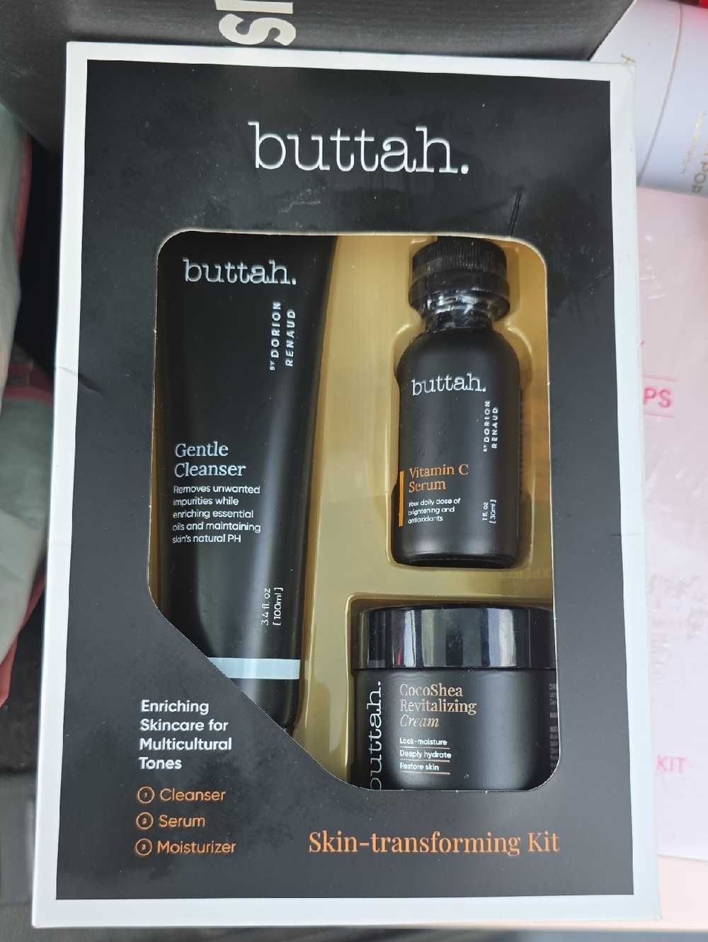 buttah. Skin-Transforming Kit - Black & Gold